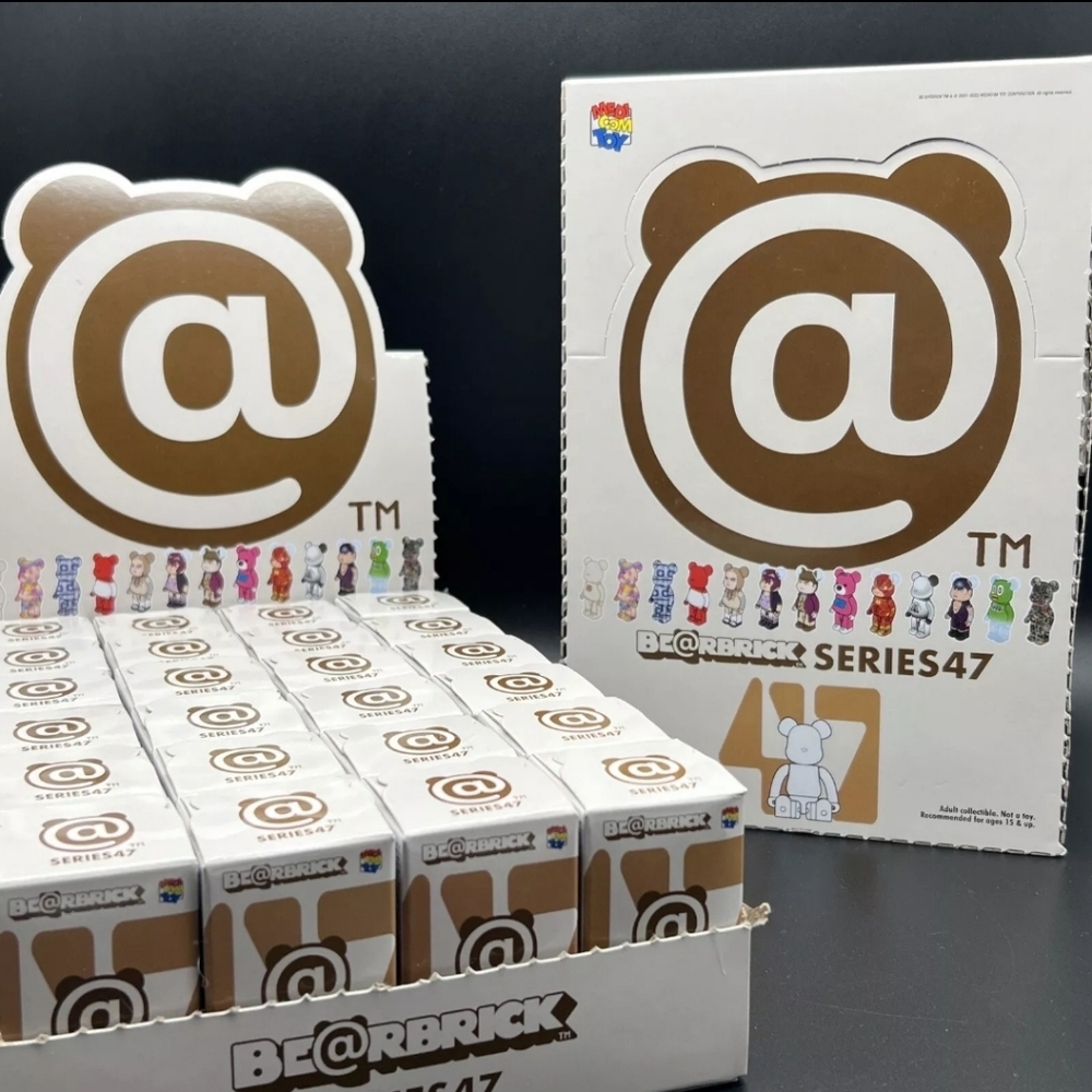 Series 47 Medicom Bearbrick Be@rbrick SINGLE Mystery Blind Box Figure